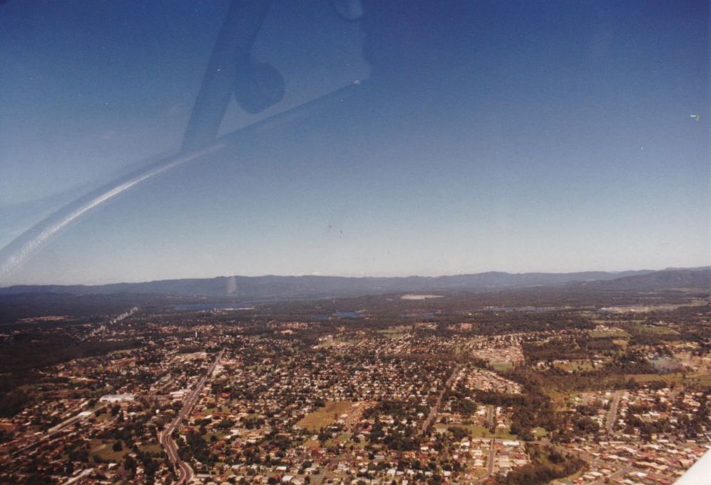 Aerial view of Kallangur, 1996