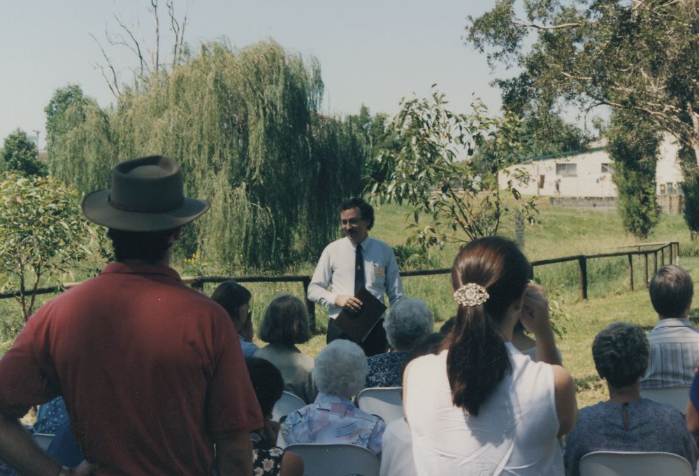 Opening of Norman L. Reilly Park in Strathpine, ca. 1993