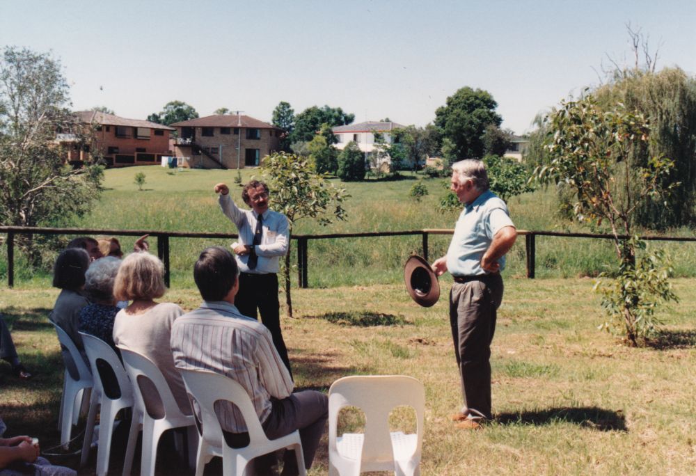 Opening of Norman L. Reilly Park in Strathpine, ca. 1993