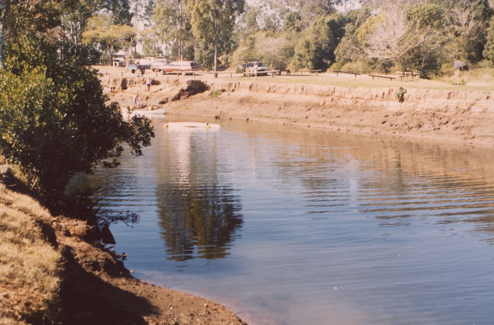 North Pine River from Sweeney Reserve, Petrie, ca. 1996