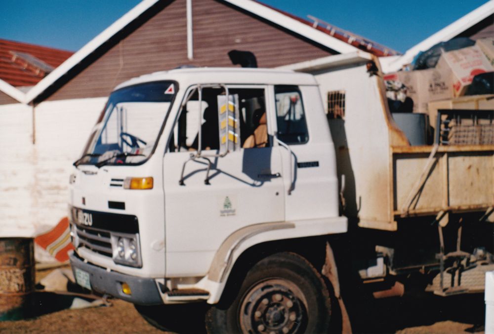 Truck loaded with donated items from the Charleville (Qld.) Flood Relief Fund, October 1990