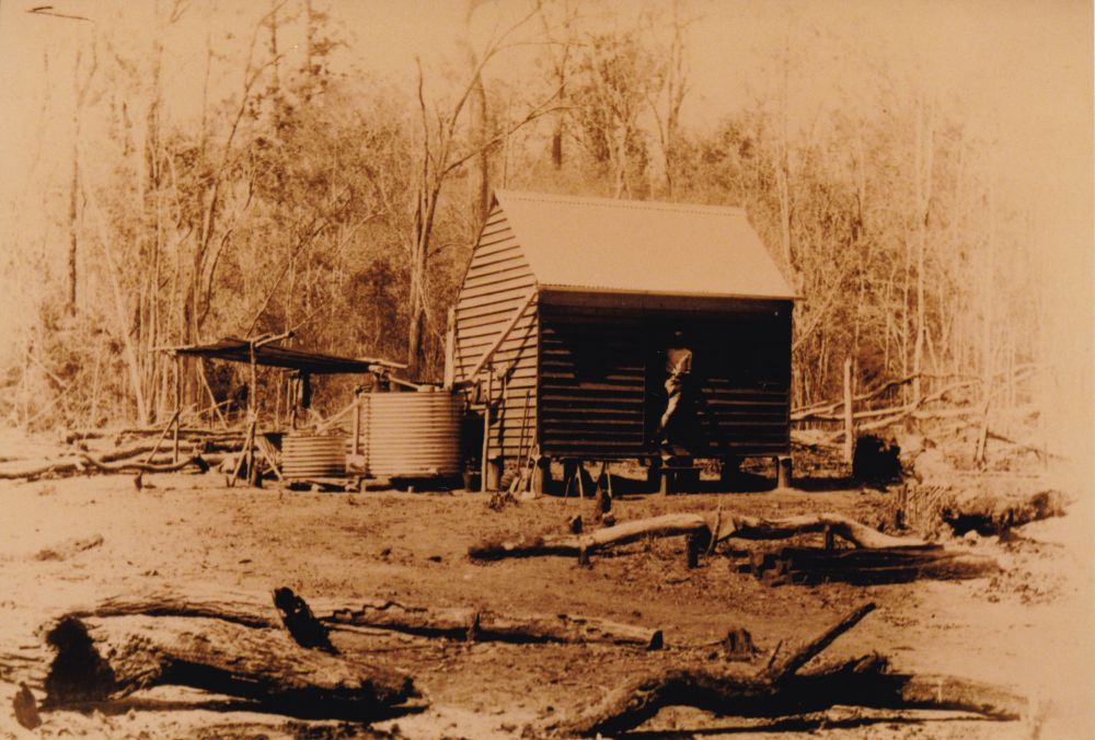 Small hut in the bush