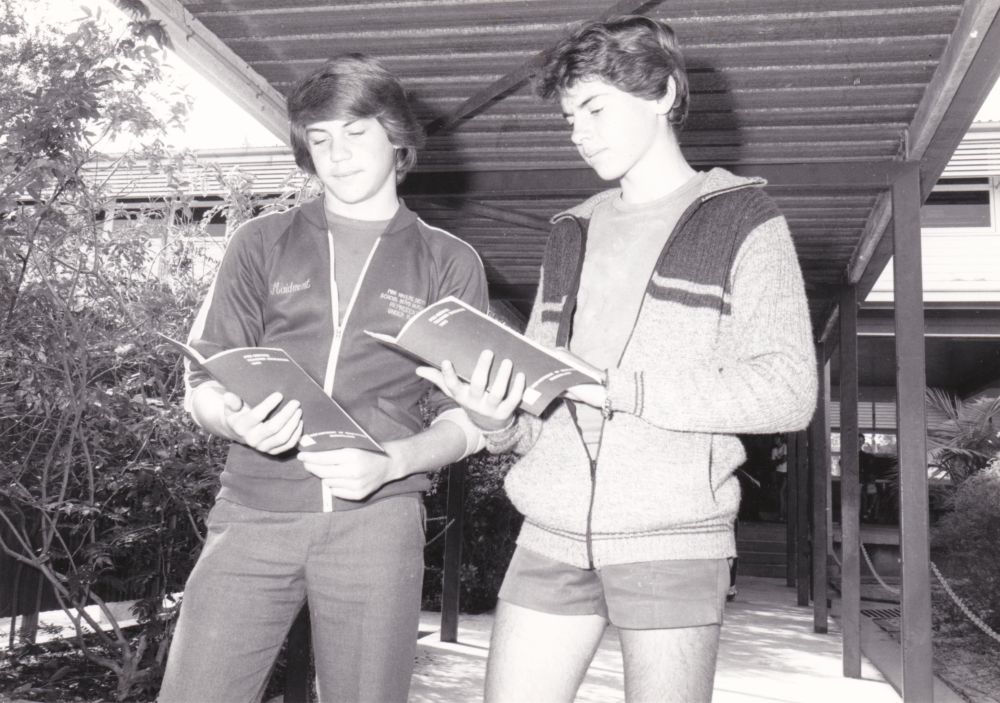 Students from Pine Rivers State High School, ca. 1980s