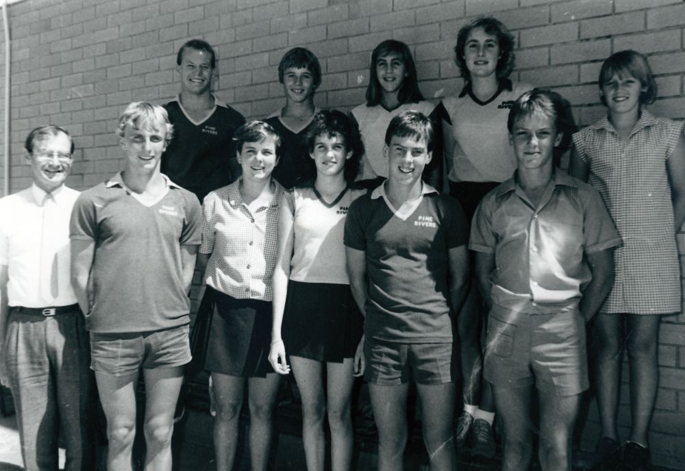 Students from Pine Rivers State High School, ca. 1980s