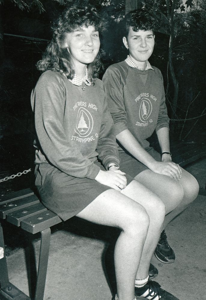 Students from Pine Rivers State High School, ca. 1980s