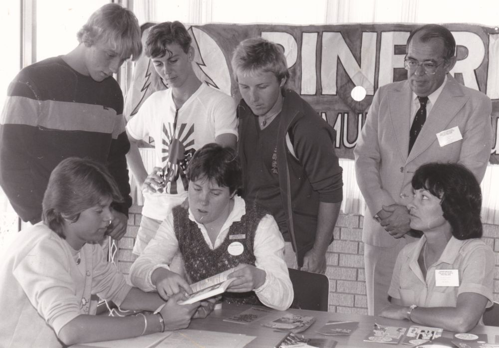 Students from Pine Rivers State High School, ca. 1980s