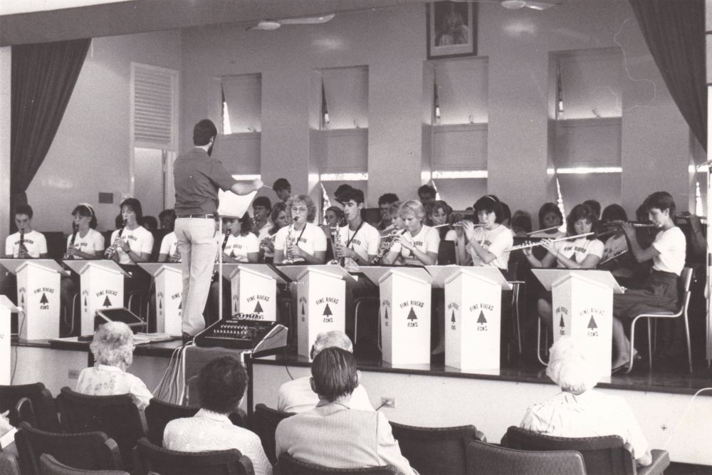 Students from Pine Rivers State High School, ca. 1980s