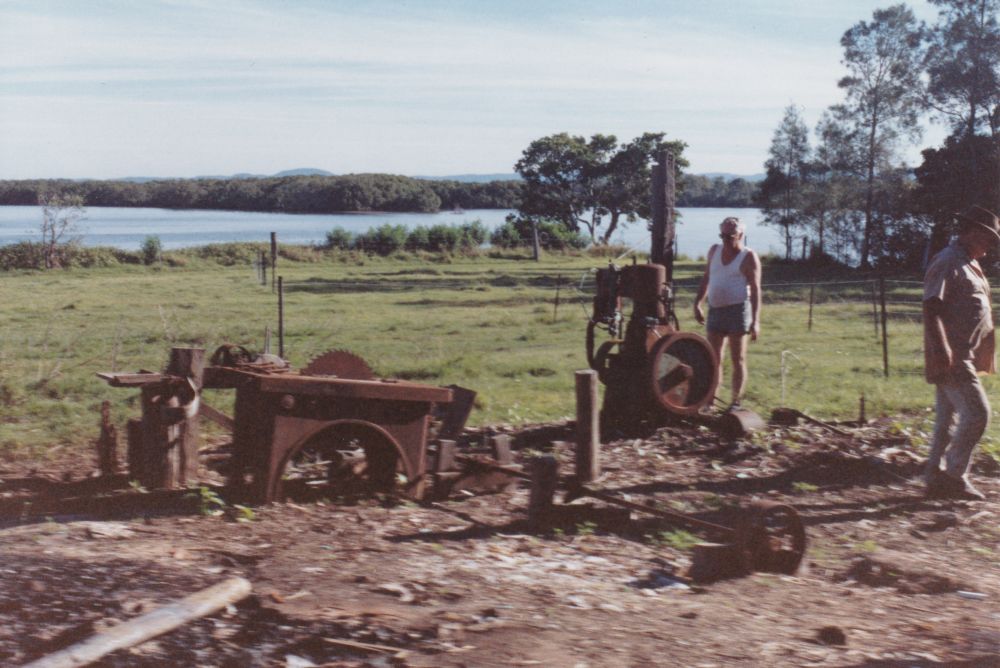Old machinery near Dohles Rocks, Griffin, ca. 1980s