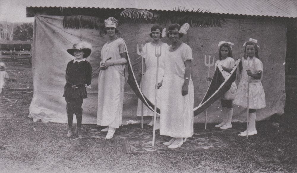 Group of people dressed in costume