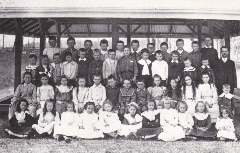 Students at Samford State School, 1918