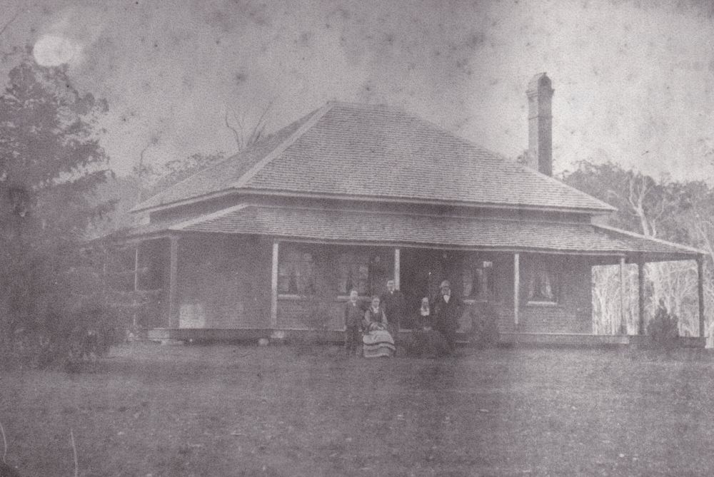 The Corbett family at their Samford residence