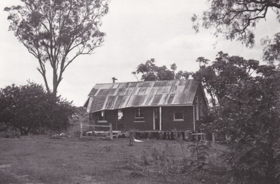 Normanby Distillery office building at Strathpine in disrepair, ca. 1970