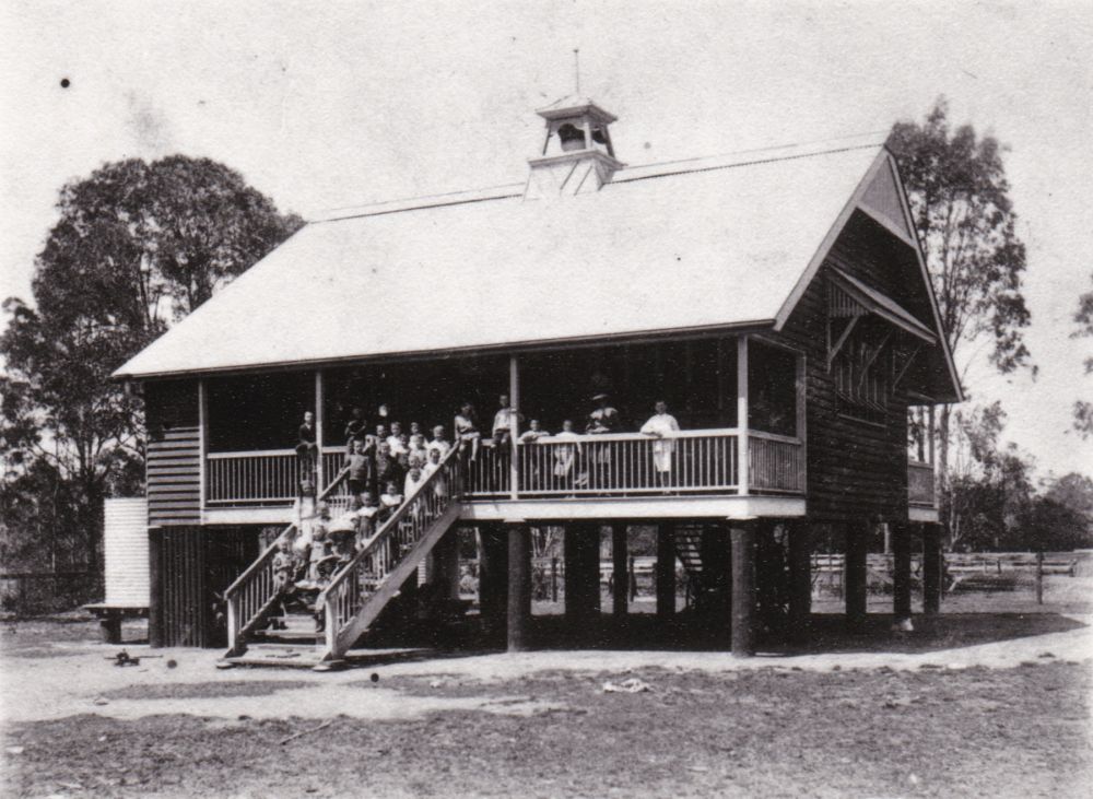Early days of Strathpine State School , ca. 1920