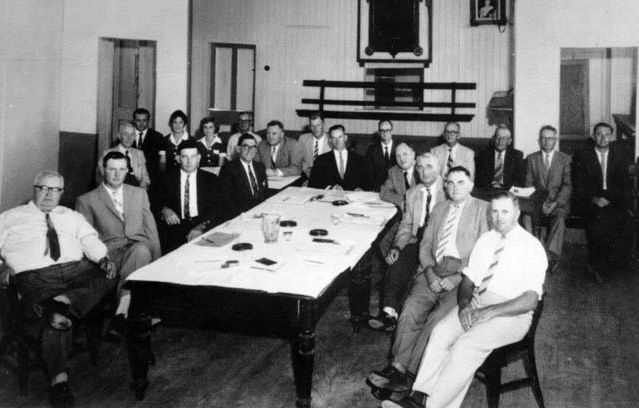 Members of the 1958-1961 Pine Shire Council / Pine Rivers Shire Council, ca. 1959