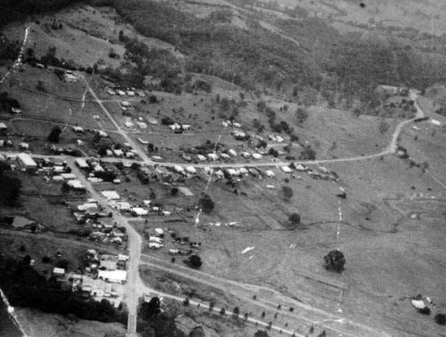 Aerial photograph of Dayboro, 1962
