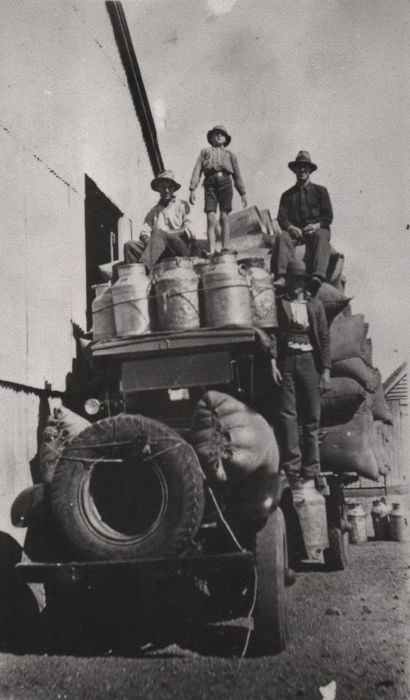 Truck loaded with produce, ca. 1930