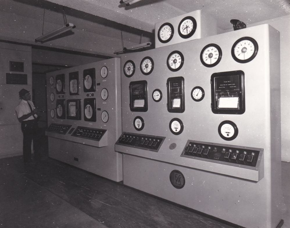 Pine Rivers Shire Council Water Purification Plant at Petrie, 1960s