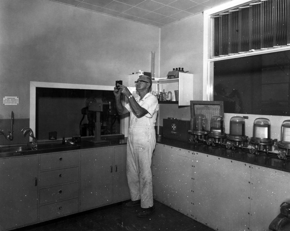 Pine Rivers Shire Council Water Purification Plant at Petrie, 1960s