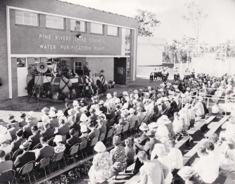Opening of the Pine Rivers Shire Council Water Purification Plant, Petrie, 1961
