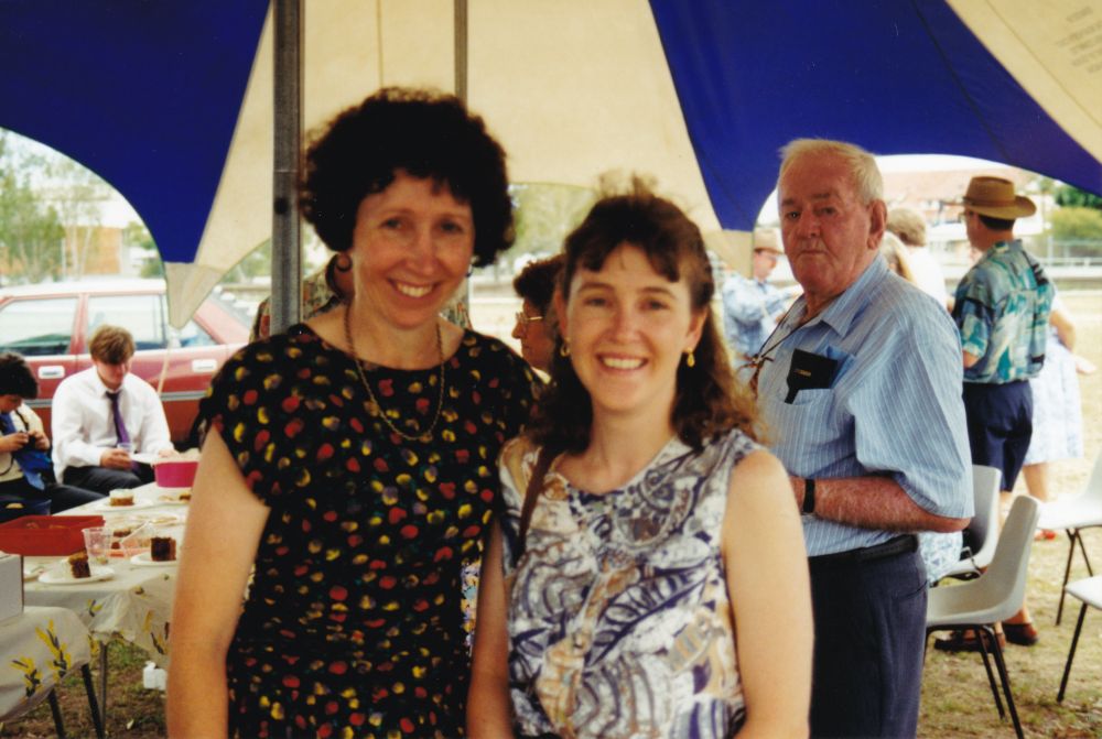Ann Smith and Nicola Geeson (now Barlow), 1994