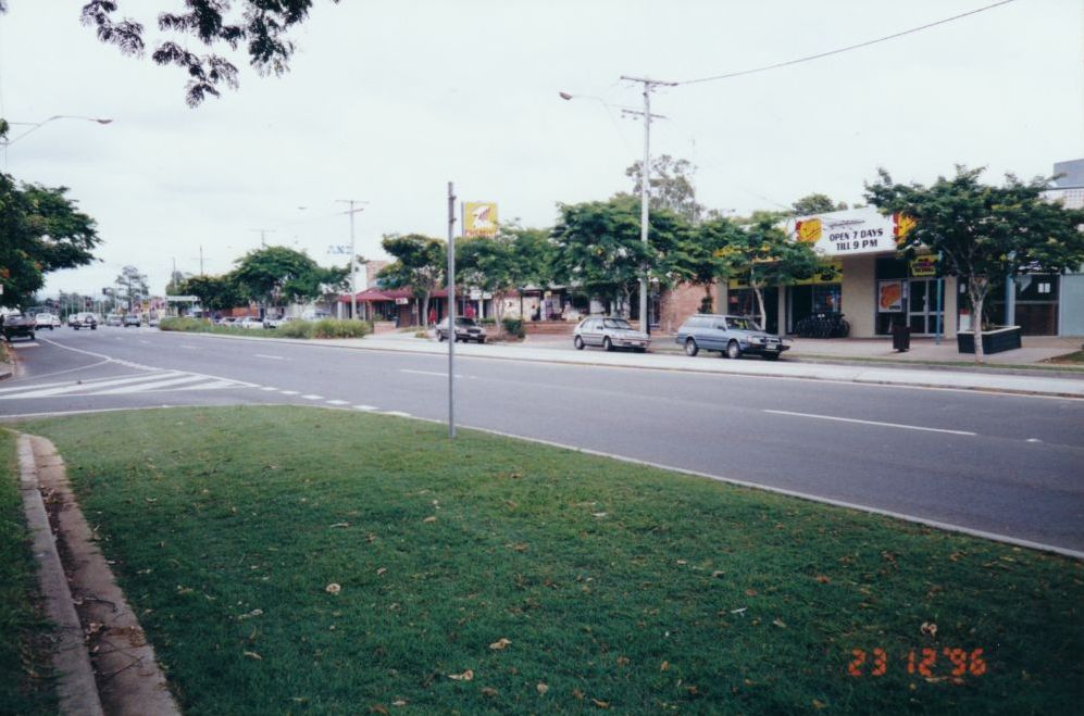 Shops along Anzac Avenue Kallangur, 1996