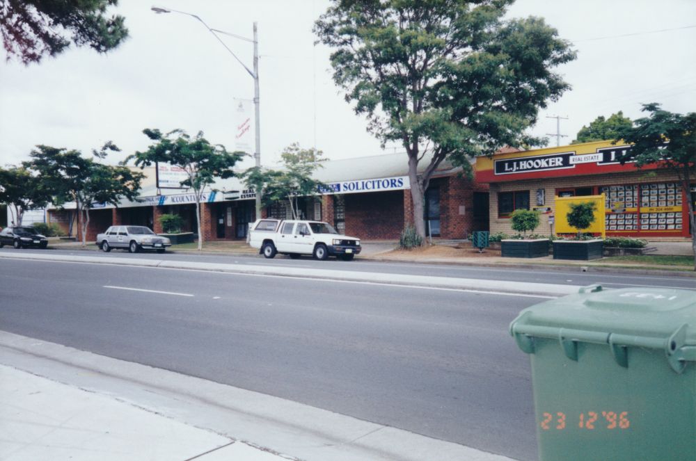 Shops along Anzac Avenue Kallangur, 1996