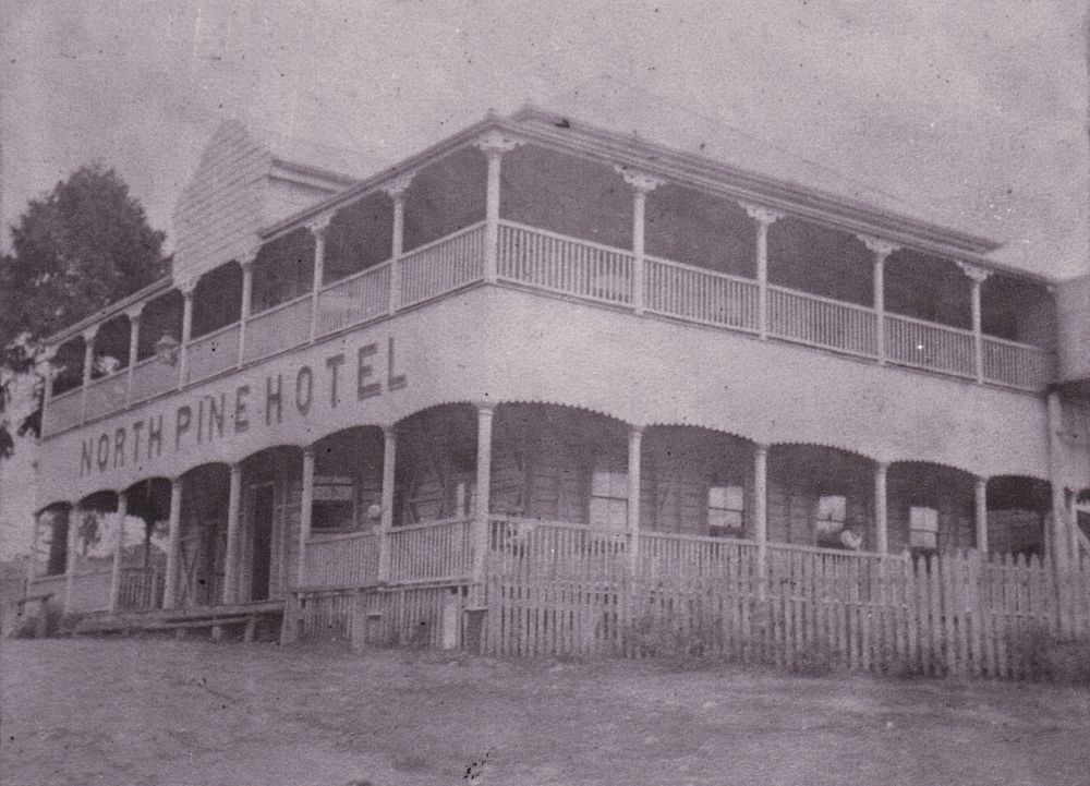 North Pine Hotel, North Pine (Petrie), 1906