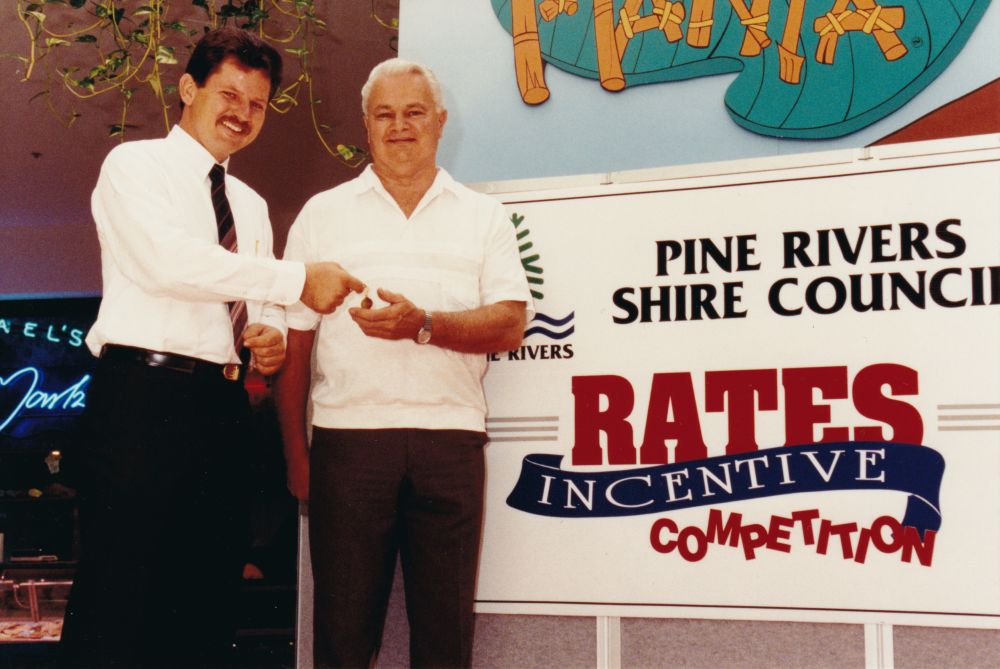 Rates Incentive Awards presentation held at Westfield Strathpine, 1993