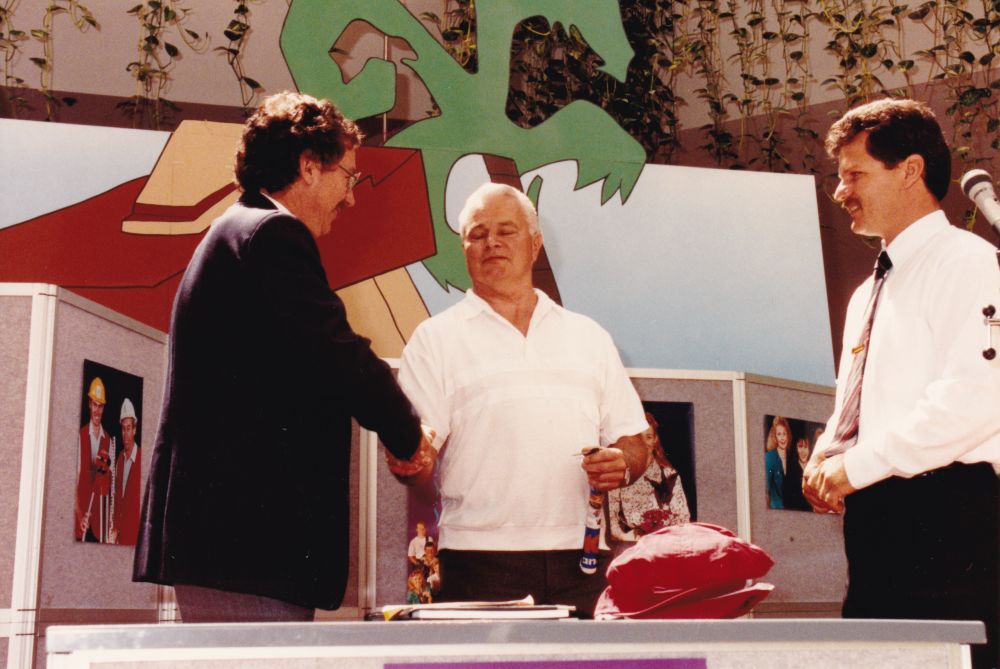 Rates Incentive Awards presentation held at Westfield Strathpine, 1993