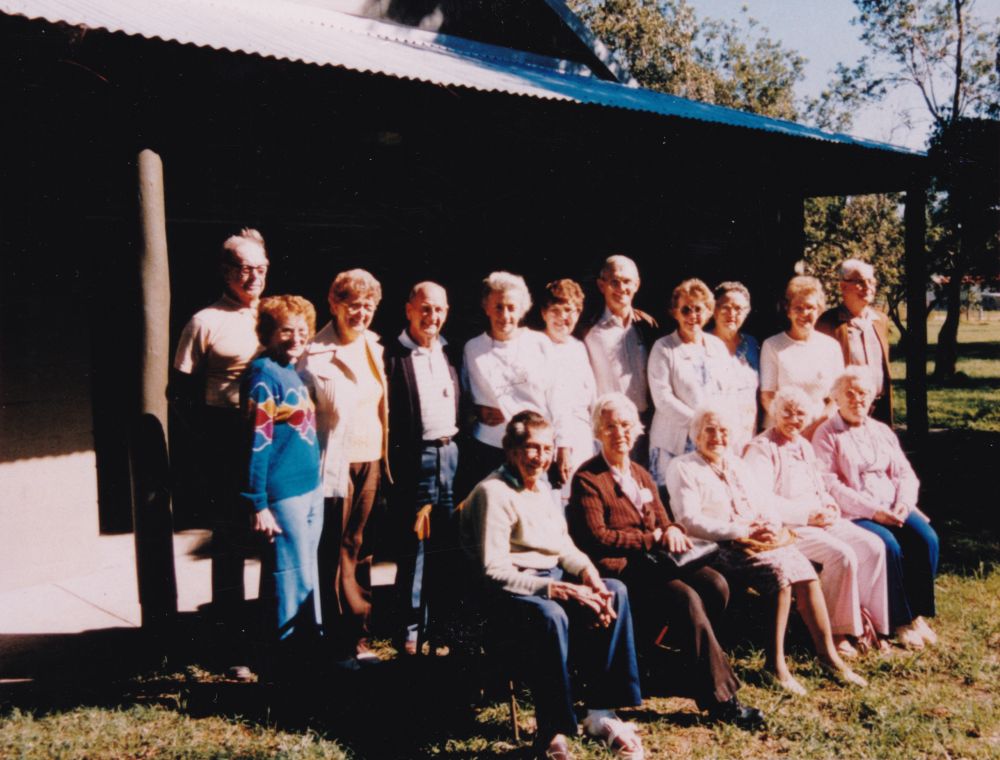 Samford over 50s group, July 1987