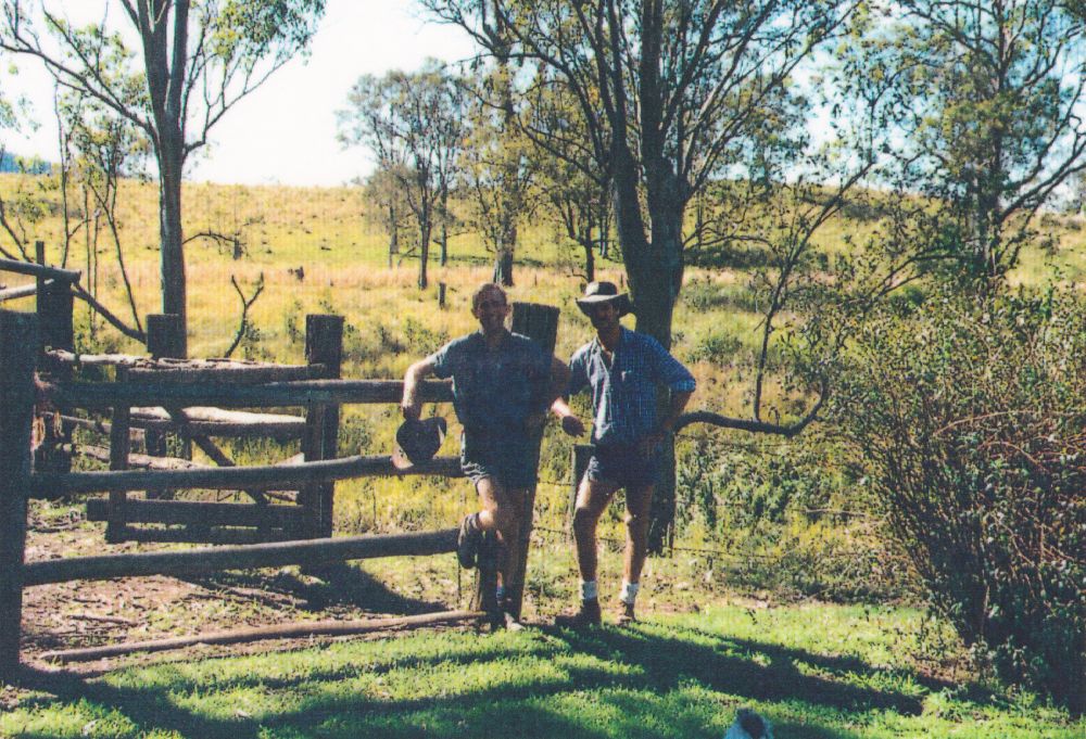 Geoff Ward and son Phil, ca. 1990s
