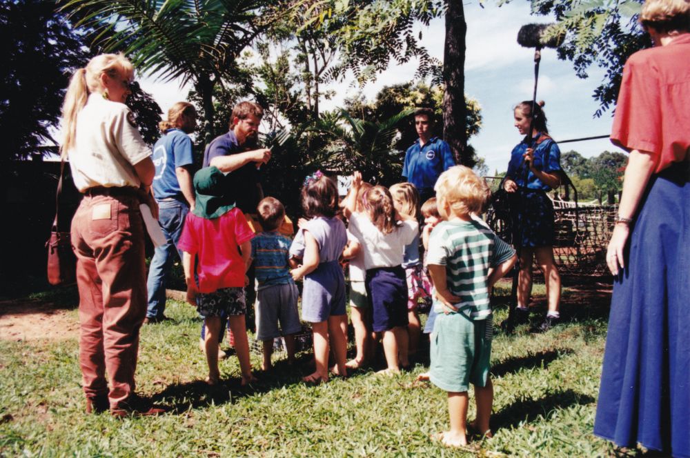 Visit by Channel 10's, Totally Wild