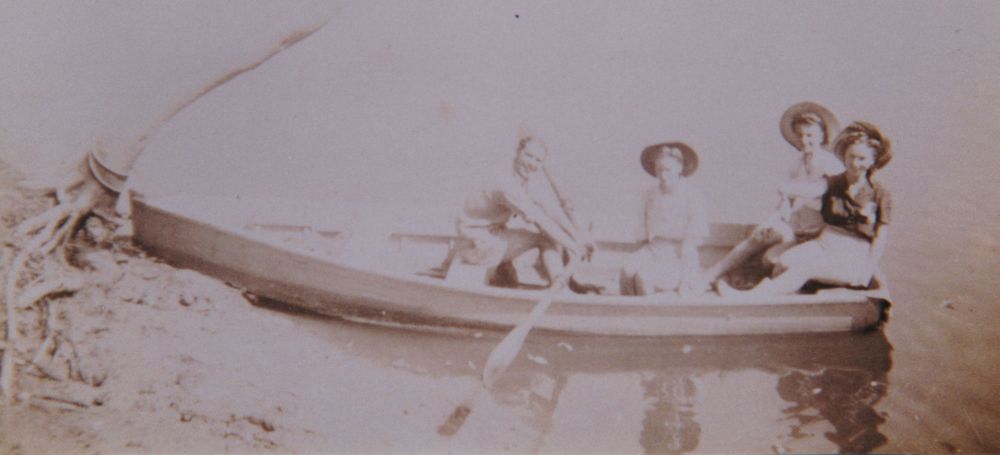Crabbing at Briggs Point, ca. 1940