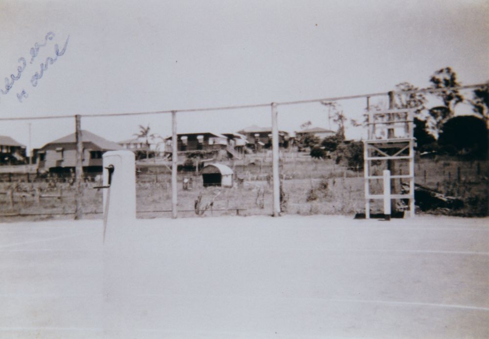 View from tennis court