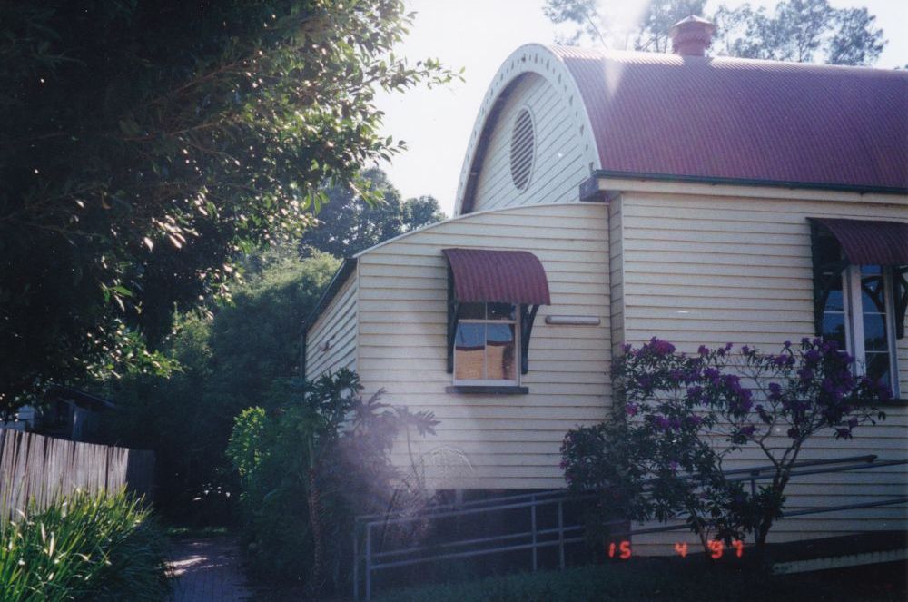 Rear view of the North Pine School of Arts at Petrie, 1997