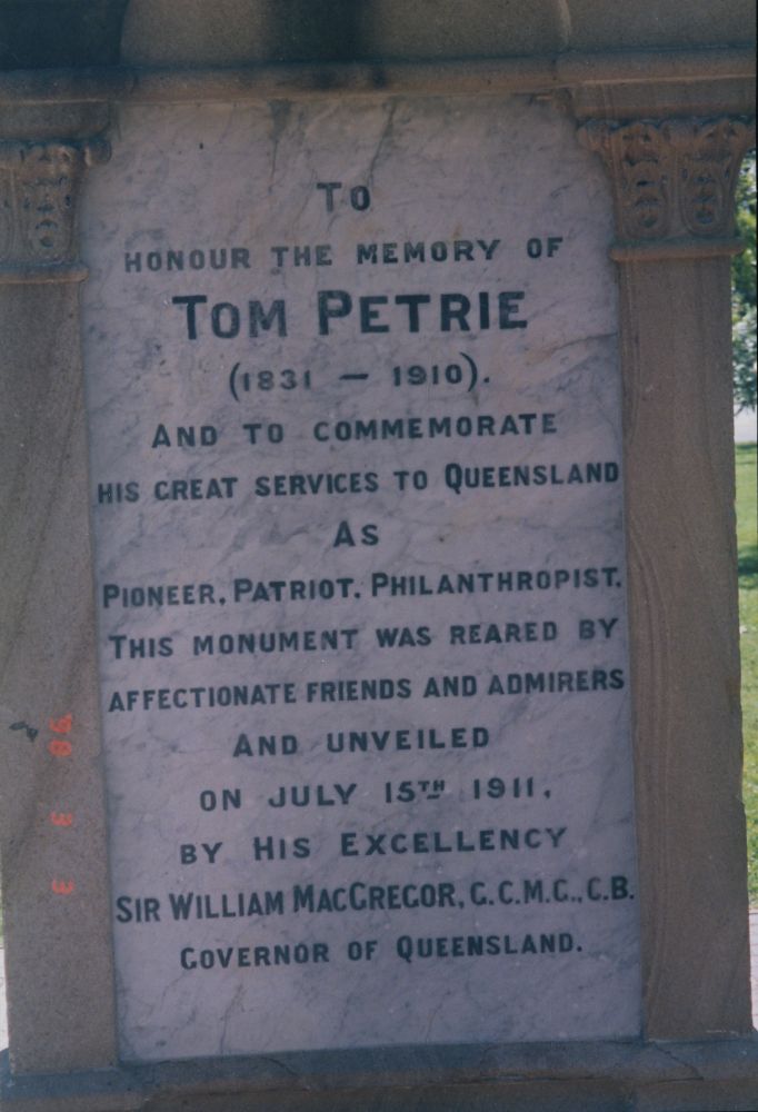 Tom Petrie Memorial at Petrie, 1998
