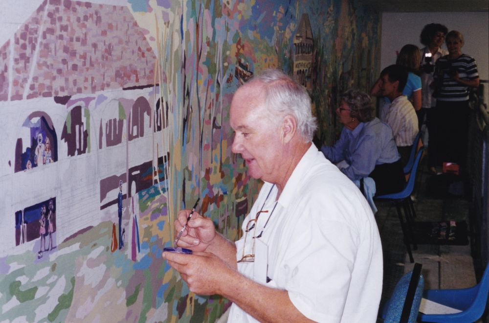 Thomas Petrie Mural, Strathpine Community Centre, 1998