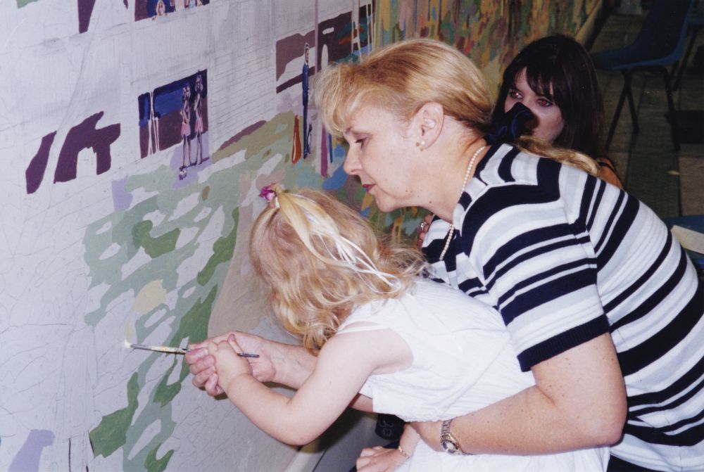 Thomas Petrie Mural, Strathpine Community Centre, 1998