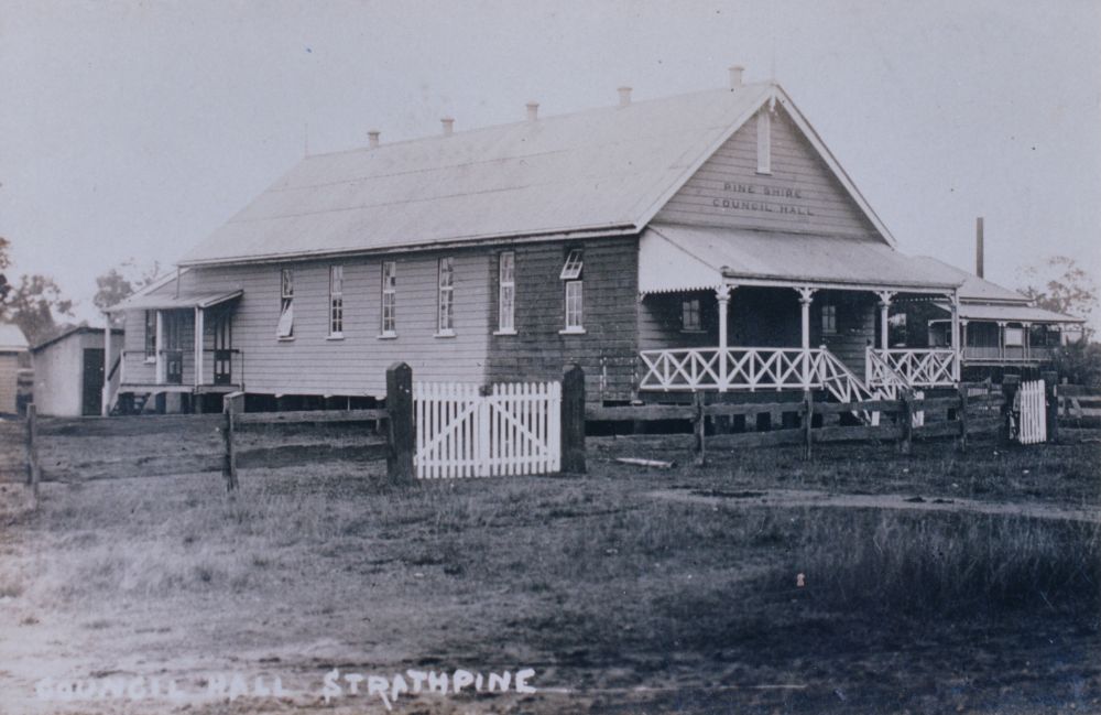 Pine Shire Council Hall, Strathpine, ca. 1920