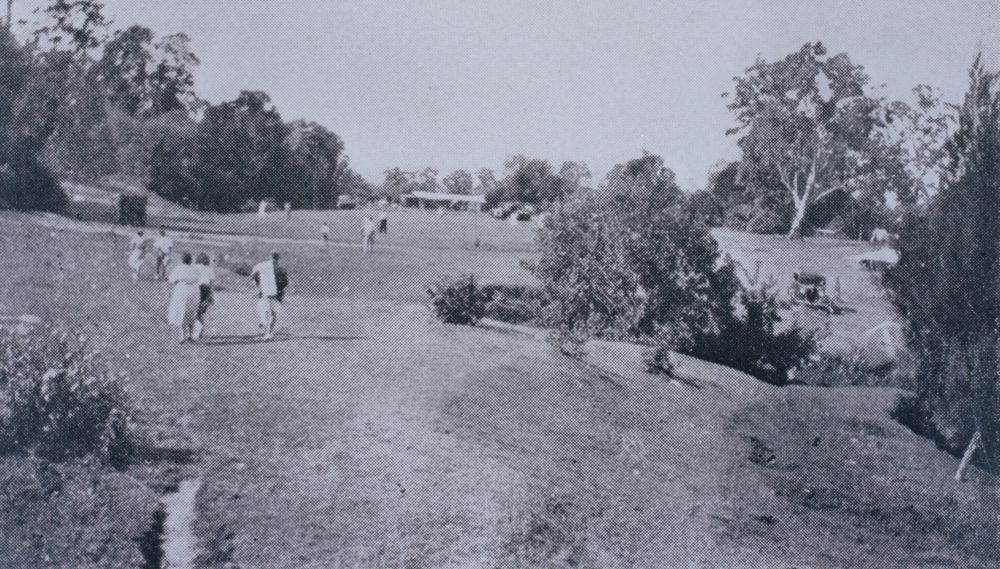 Sportsground at Cash's Crossing, 1930s