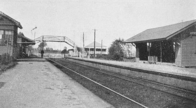 Strathpine Railway Station, early 1900s