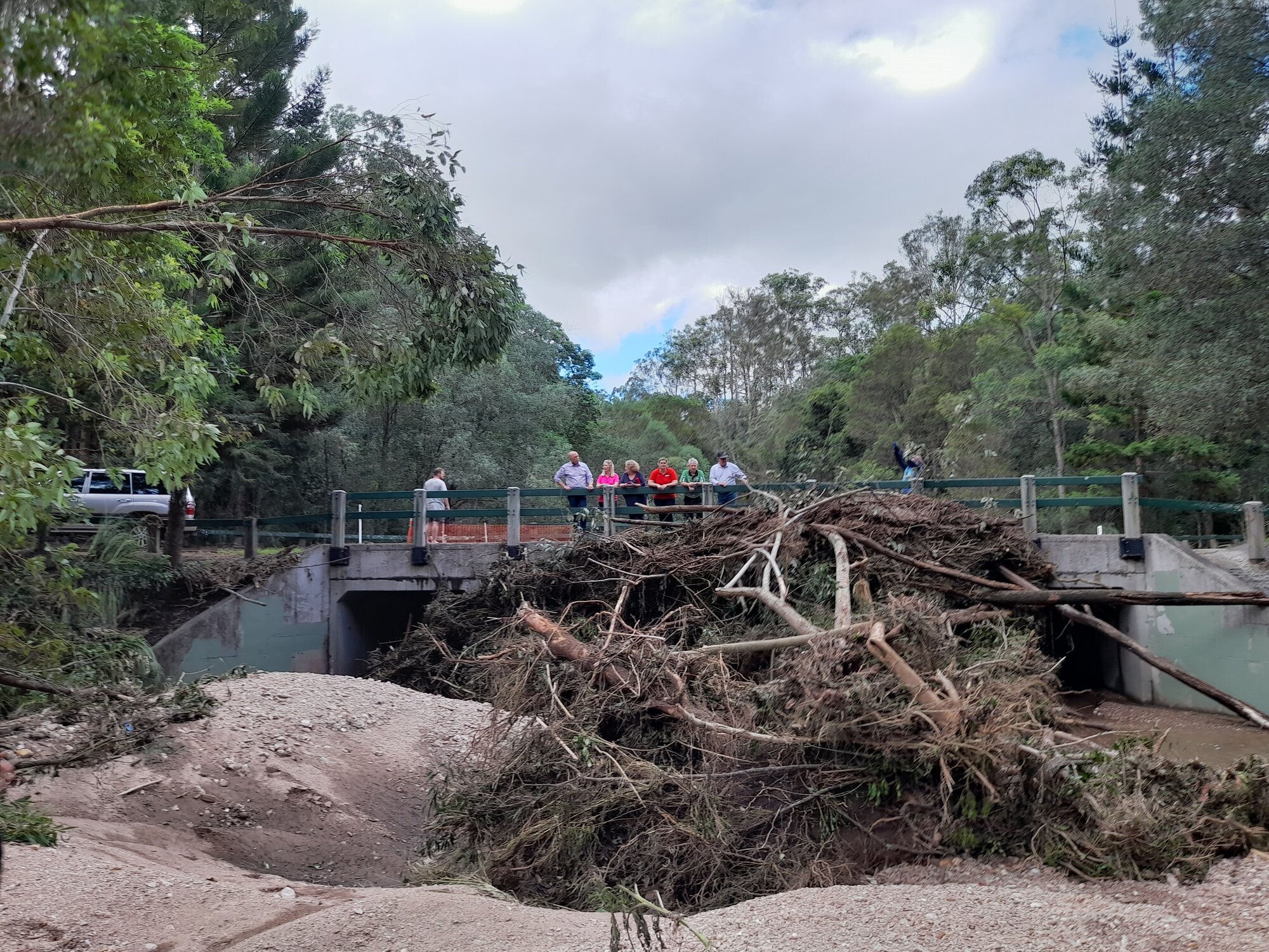 February 2022 Floods - Ira Buckby Road, West Cashmere - full view