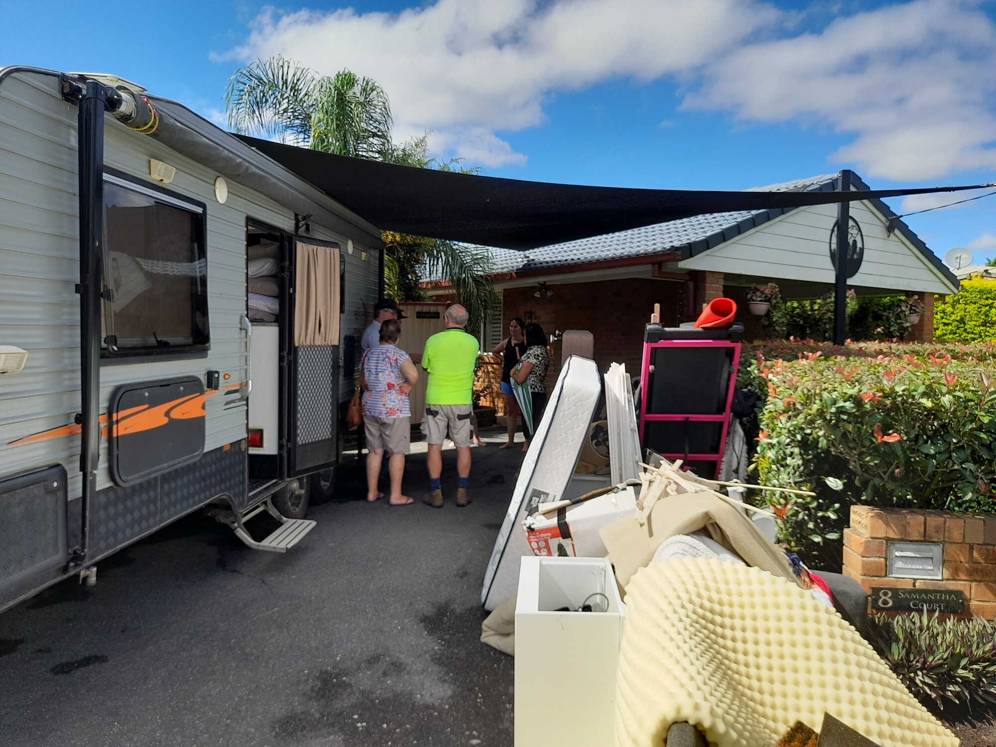 February 2022 Floods - Samantha Court, Deception Bay