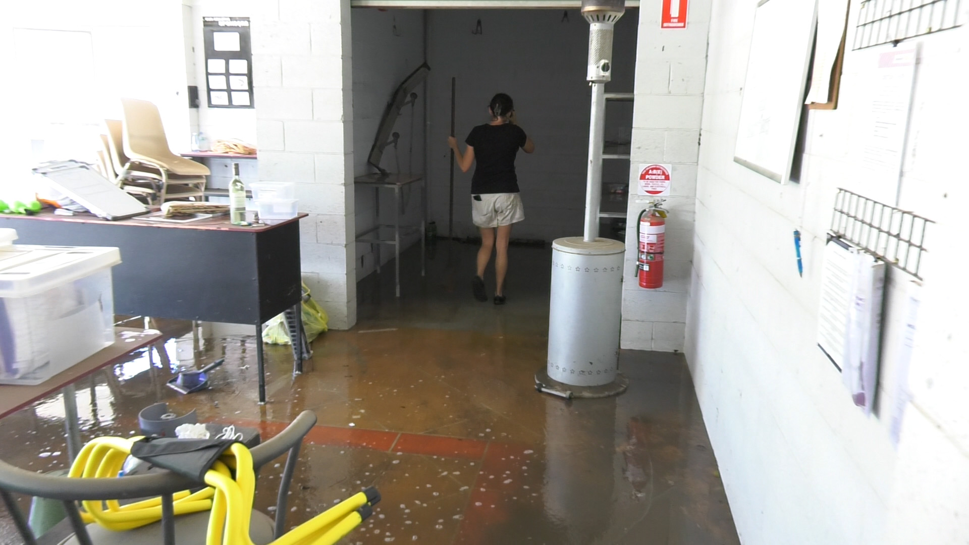 February 2022 Floods - Warriors Netball, Woodford