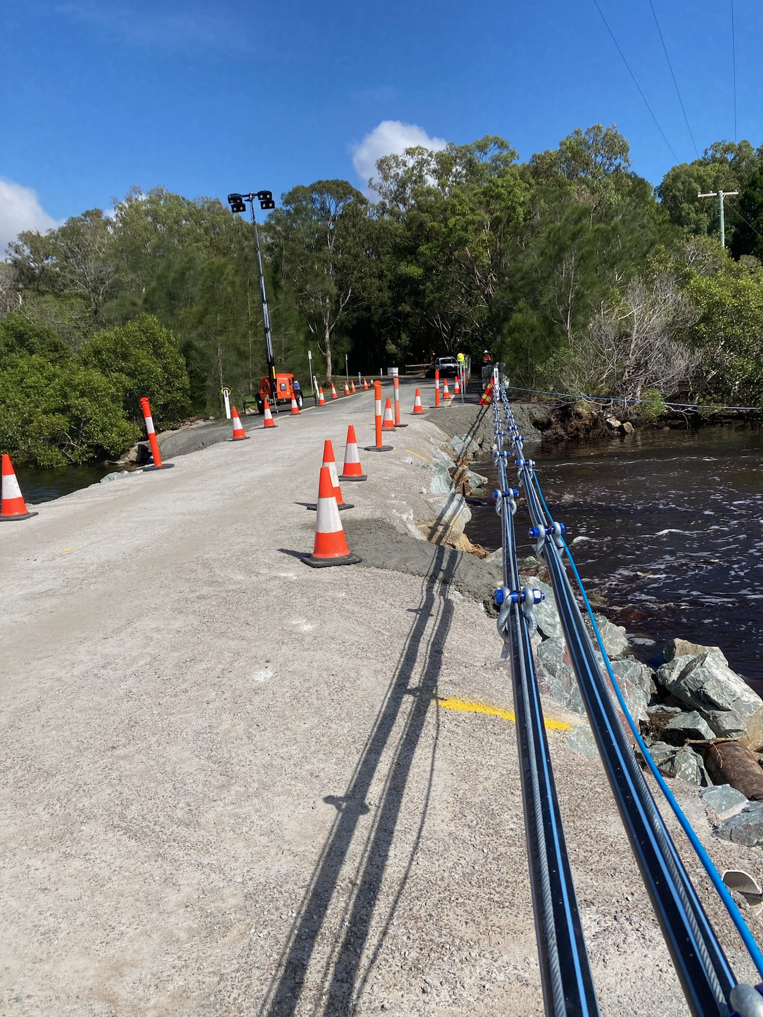 February 2022 Floods - White Patch Causeway Reconstruction