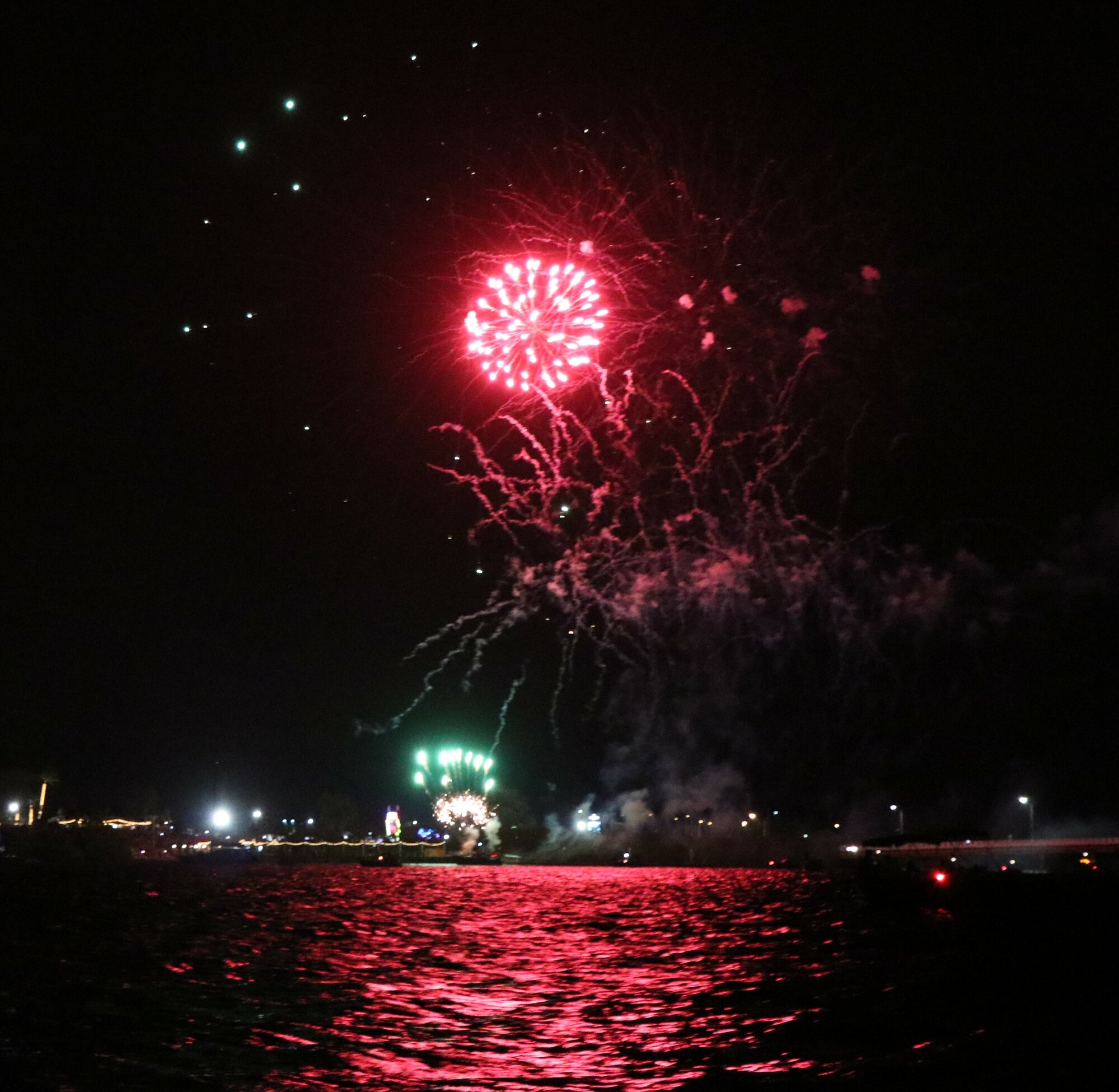 New Years Eve Fireworks, Bribie Island