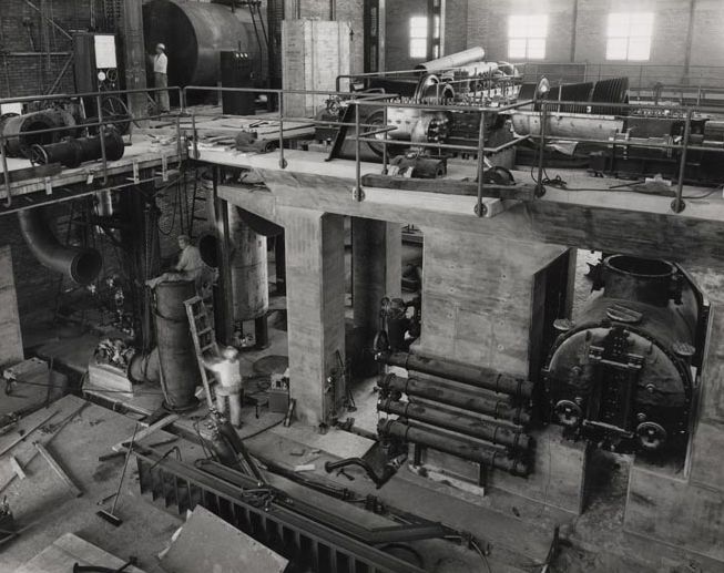 Mill Construction - Power Station - 27 November 1956