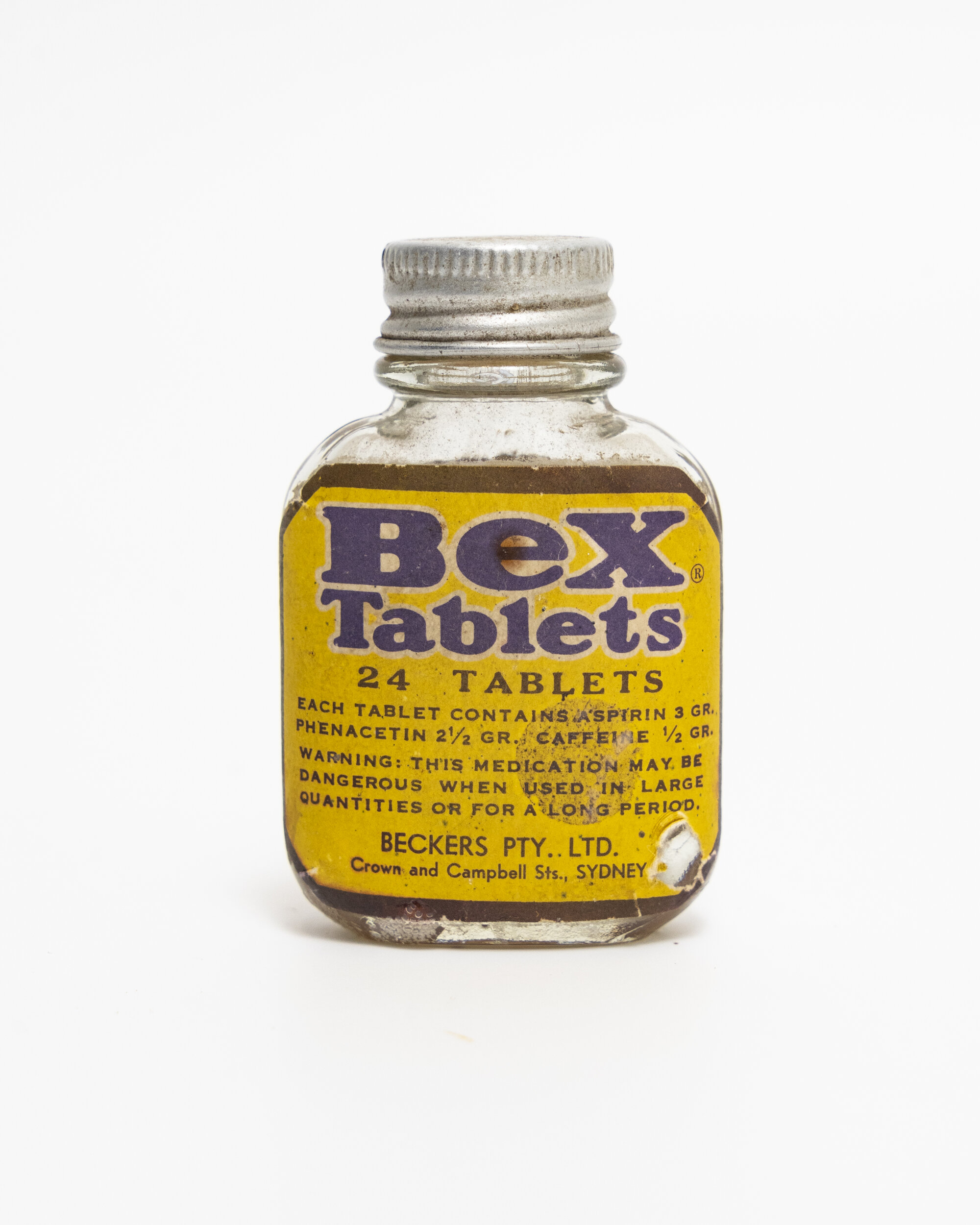 Bex tablet bottle