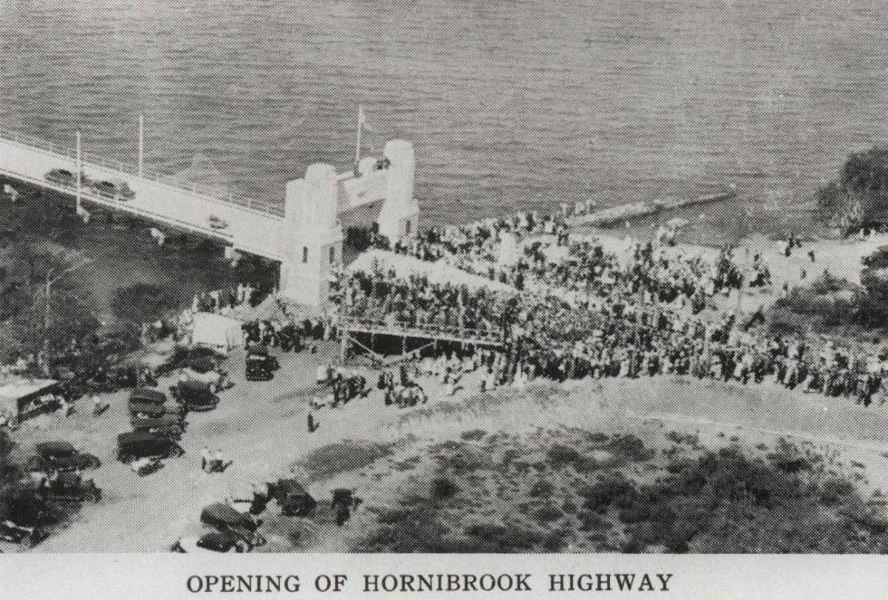 Opening of the Hornibrook Highway