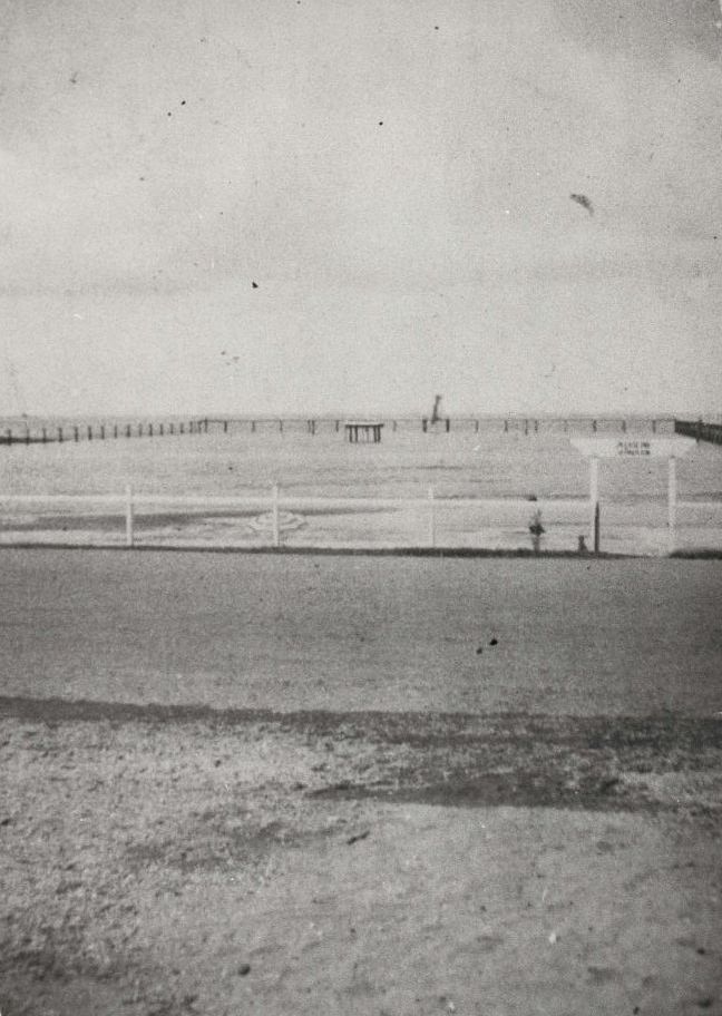 Beach enclosure at Clontarf